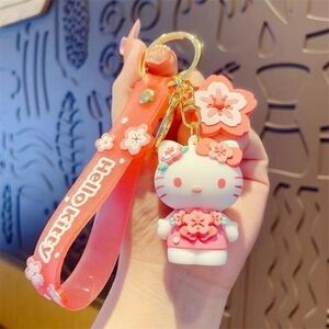 Hello Kitty in Pink Keychain Collectible